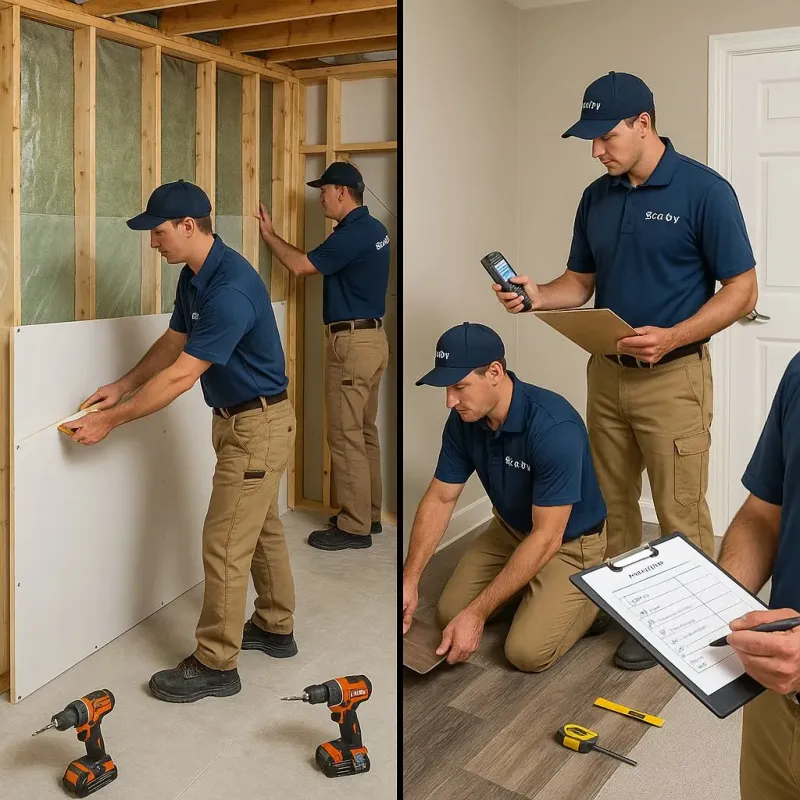 Repairs and Reconstruction process in Harriman, TN